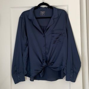 Abercrombie and Fitch Satin Button Down